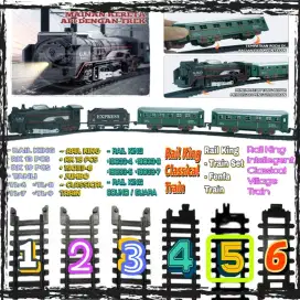 Rel LURUS Mainan Kereta Miniatur Fenfa Rail King Train Set RailKing HO