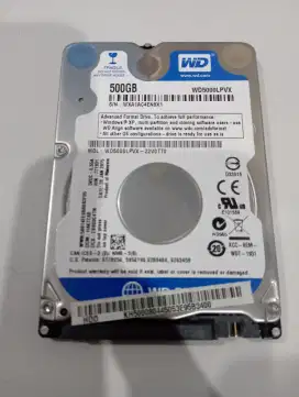 Hardisk Merk WD 500 Gb