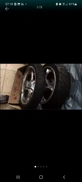 Dijual velg resing beserta ban untuk MIO