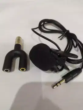 Mic Clip on plus splitter Y