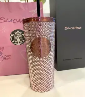 Starbucks Tumbler blackpink, with straw 1(one) piece