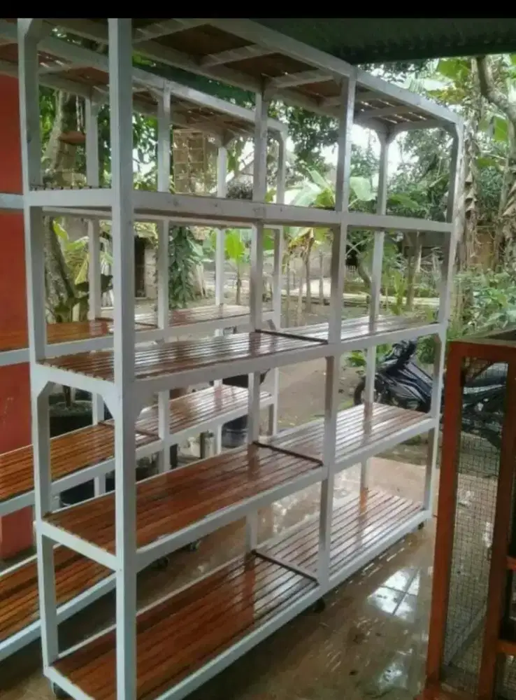 Rak kayu rak toko rak sayur apa saja