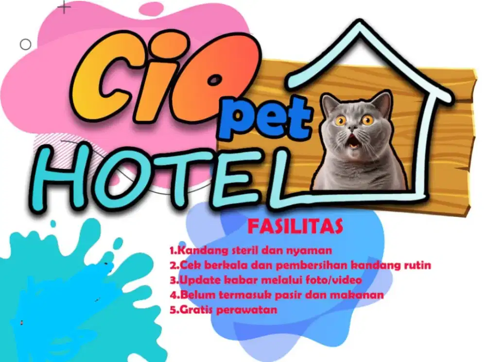 Penitipan kucing / Pet Hotel (cat only)
