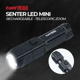 TaffLED Senter LED Mini Rechargable
Telescopic Zoom XPE - YT-81020