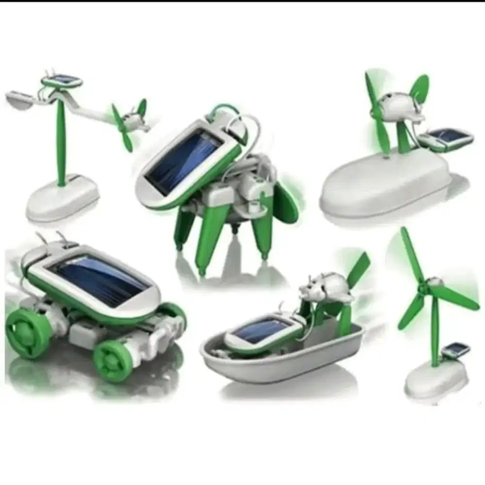Mainan Robot solar cell