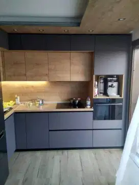 Kitchenset , partisi , backdrop tv