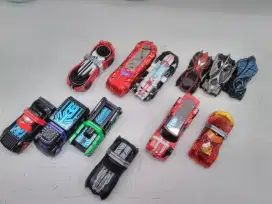 Diecast one piece mainan mobil kamen rider