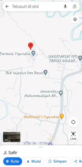 DiSEWAKAN/ DiKONTRAKAN RUMAH TYPE 72. AREA TIGARAKSA dekat PEMDA KAB.