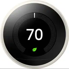 Google Nest 3rd Gen Learning Smart Wi-Fi App Control Thermostat-White
