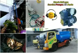 SERVICE SERVIS POMPA AIR SEDOT WC AHLI SALURAN MAMPET SUMUR BOR GALI