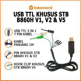 USB TTL untuk STB B860H V1,V2 dan STB V5 (3 IN 1) 7Pin Kabel 100% Work