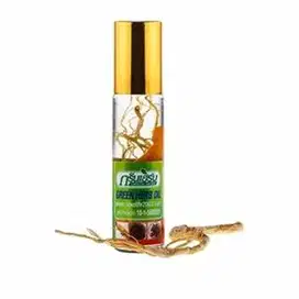 Green Herb Oil Minyak Ginseng Root Herbal Green Herb