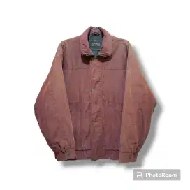 Preloved Harington Flight Suede Jacket