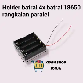 HOLDER 4x BATRAI 18650 PARALEL