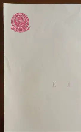 Kertas Segel 1990 Double