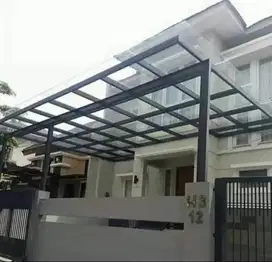 Kanopi garasi atap solarflat
