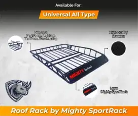 Roof rack rak mobil besi MIGHTY sportrack buzzrack