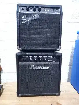 Amplifier ampli gitar ibanez G10 dan squier SP 10 utk kamar