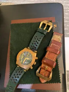 Ancon M26 tank swiss watch, 45 mm bronze
