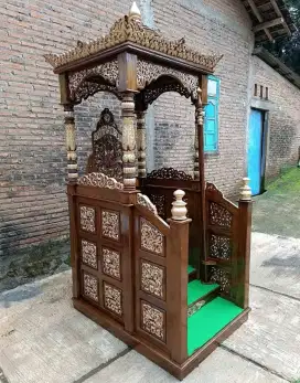 Mimbar podium kubah masjid ready