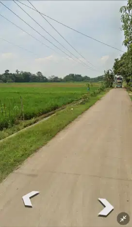 Sawah subur produktif 2400 m2 SHM