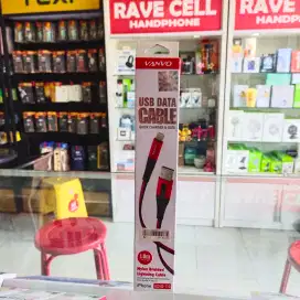 Kabel Data VANVO KDVG-110 (iPhone) MURAH MERIAH!!! (RAVE CELL SAKO)