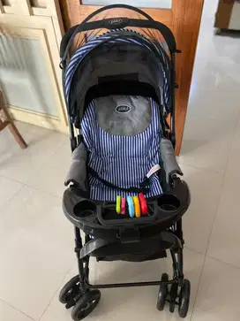 Stroller Pliko Rodeo Bayi Warna Hitam