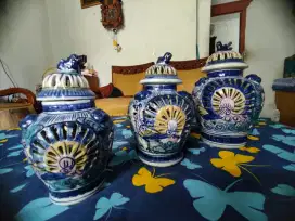Guci trawangan 1 set jadul mulus