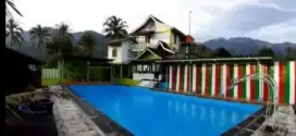 Villa 2 lantai + kolam renang + kolam ikan Tanjung siang Subang