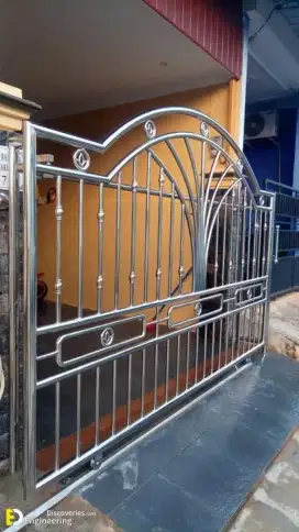 pagar reling balkon  stenlis harga mulai di 800/mtr²