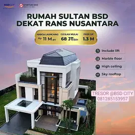 Tresor BSD city bs sinarmas land 15X27 tipe terbesar termewah dp Nol!