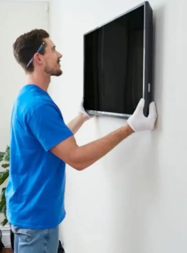 pasang tv di dinding