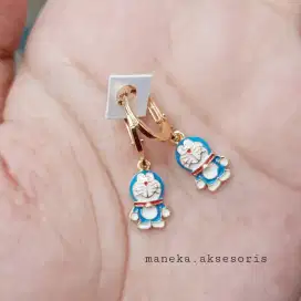 Anting Anak Dewasa motif Doraemon Xuping Lapis emas tahan lama