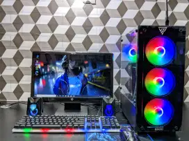 PC FULSET GAMING/DESAIN/PEKERJA SIAP PAKAI DAN BERGARANSI