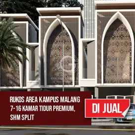 RUKOS DIJUAL MALANG 16 KAMAR TIDUR KAMAR MANDI DALAM