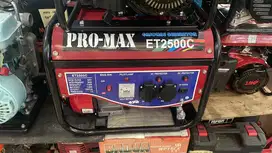 Genset Generator Bensin Promax ET 2500 C 1100 Watt Irit BBM Portable