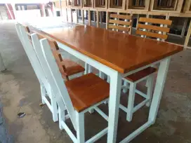 Meja kursi set kedai kafe