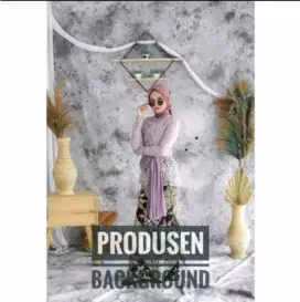 background backdrop kain abstrak coklat abu model pre wedding keluarga