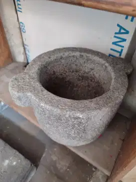 Lumpang Batu Asli Kuno warisan keluarga