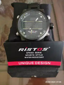Jam Tangan Ristos 9338 G hitam