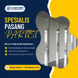 HARGA PROMO!! Jasa Pasang Partisi Gypsum Di Surabaya