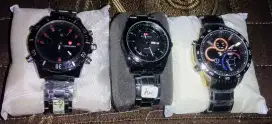 Jam tangan pria swiss army(3 pcs)