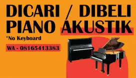 Dibeli piano  akustik segala merk upright dan grand piano