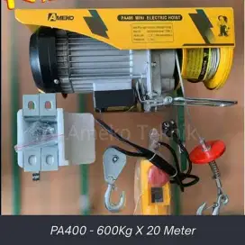 Katrol Listrik Electric Mini Hoist PA 400/ PA 600 Sling 20 Meter