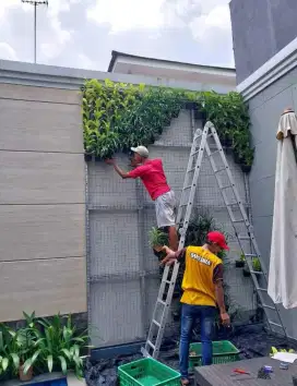 PEMBUATAN VERTICAL GARDEN MURAH