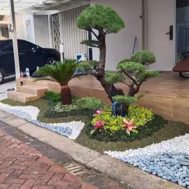 TAMAN KERING MINIMALIS DEPAN RUMAH