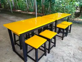 Meja dan kursi set warung kopi, kedai