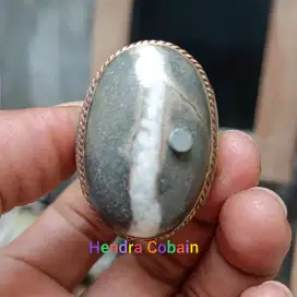 Natural Batu Cincin Badar Besi Kendit Jumboo