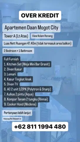 Take Over Kredit Apartemen