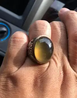 Dijual Cincin Perak Batu Bio Solar Aceh Origin